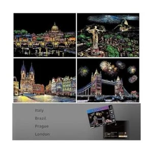 Papel de pintura Arco Iris A4 manualidades de bricolaje_4