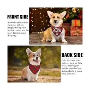 Paquete de 4 bandanas de cumpleaños para perros Clásico_4