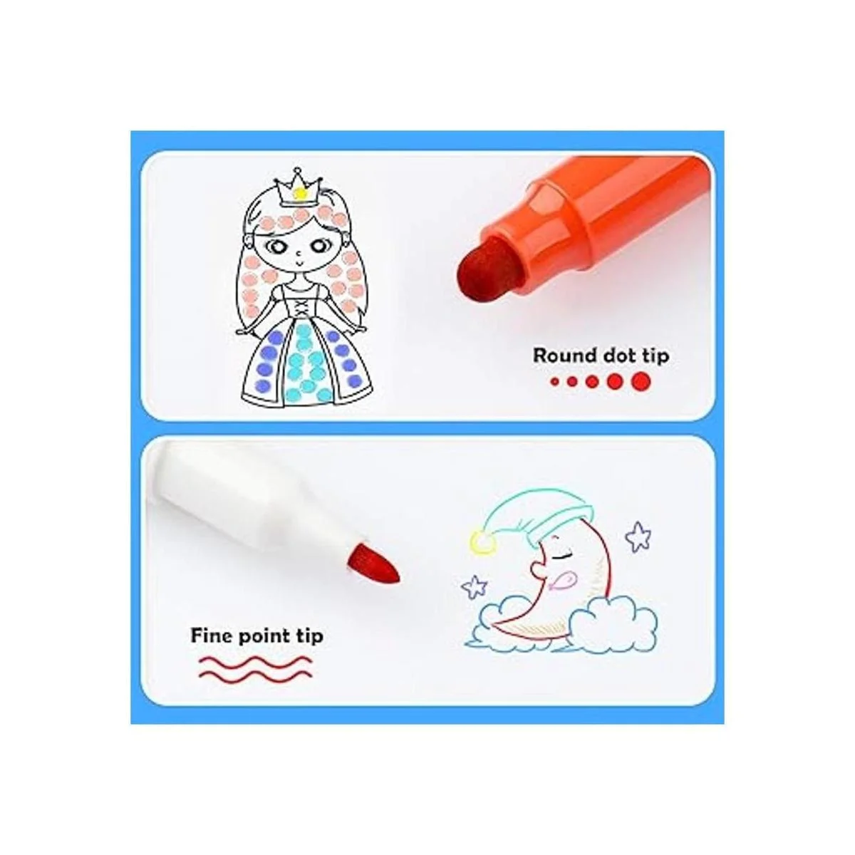 NiArt Rotuladores DOT de doble punta punta fina de fibra_3