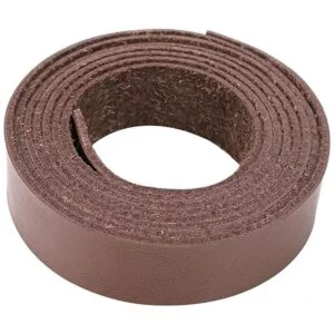 Picheng Correa de cuero marrón oscuro de 1 pulgada de_3