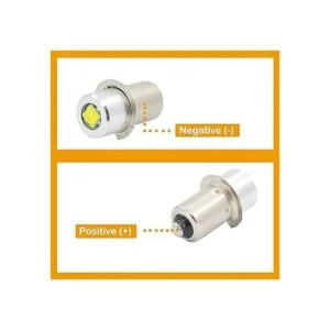 3W DC 412V LED linterna bombillas reemplazo para Maglite_4