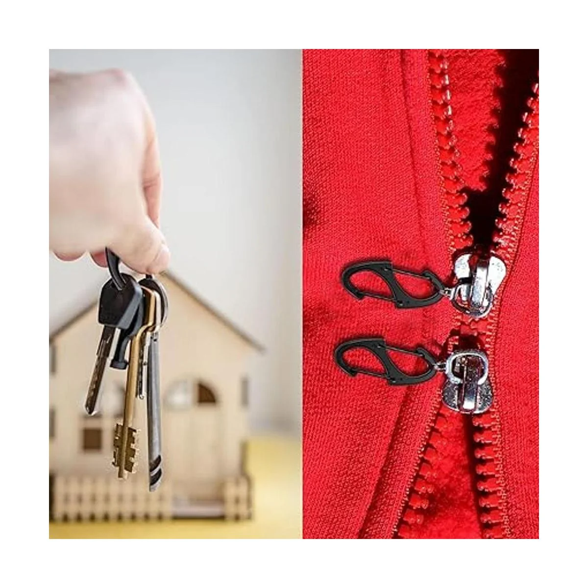 20 piezas de gancho pequeño de aleación de 1.6 pulgadas_5