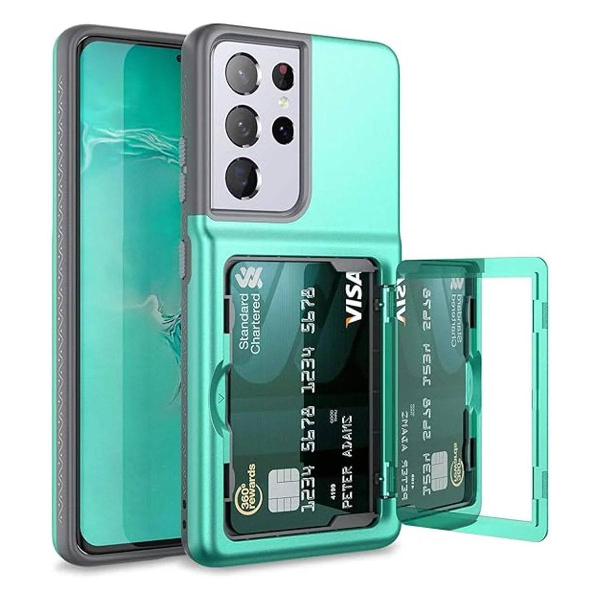 WeLoveCase Funda tipo cartera para Samsung Galaxy S21_1