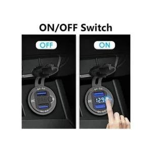 Versión mejorada Toma USB de 12 V de doble carga rápida_4