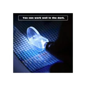 Juego de 15 herramientas de pintura con diamantes LED 5D_6