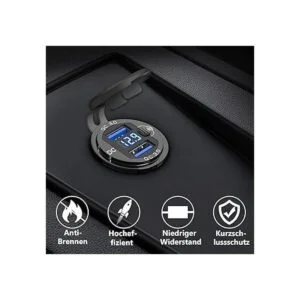 Versión mejorada Toma USB de 12 V de doble carga rápida_2