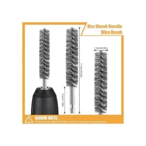 Cepillo de acero inoxidable con orificio de cerdas de_2