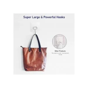 Ganchos adhesivos grandes de 22 Ibmáximo impermeables y_2