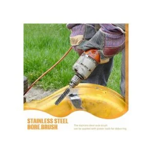 Cepillo de acero inoxidable con orificio de cerdas de_6