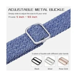 Qimela Correas elásticas de nailon solo compatibles con_4