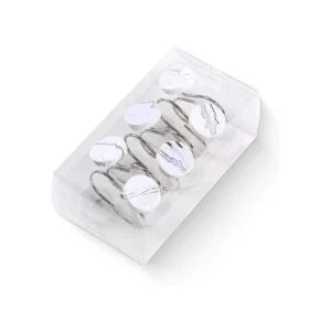 CHICTIE Ganchos decorativos para cortina de ducha de_7