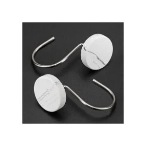 CHICTIE Ganchos decorativos para cortina de ducha de_4