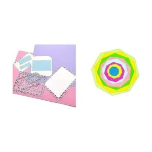 Troqueles de corte de marco rectangular anidados de metal_2