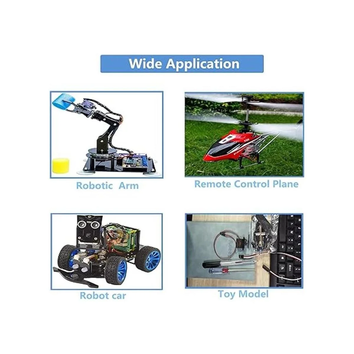 Adeept AD002 2 piezas compatibles con MG90S 9G Micro_2