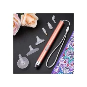 Juego de 15 herramientas de pintura con diamantes LED 5D_7