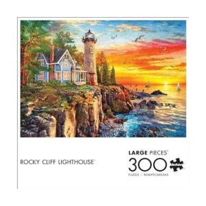 Buffalo Games Rocky Cliff Fighthouse Rompecabezas de 300_2