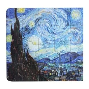 YOGEON Rompecabezas de noche estrellada de 24 piezas_2