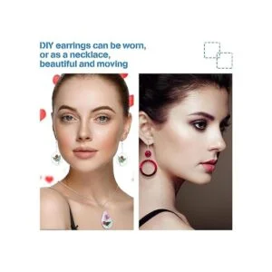 4 piezas de moldes de resina para aretes moldes de_2