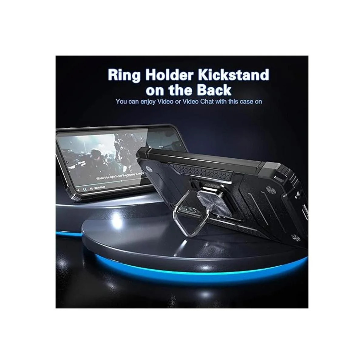 IDYStar Funda para Galaxy A50 con protector de pantalla de_4