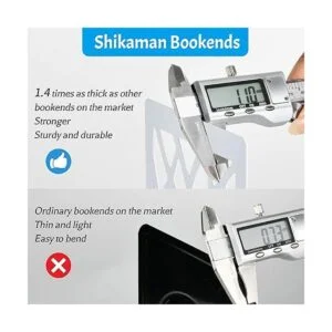 Sujetalibros soportes decorativos de metal resistentes_5