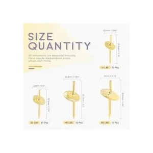 Swpeet Juego de 60 perchas de 4 tamaños diferentes 10 Ib_2