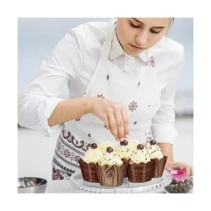 60 envolturas de magdalenas de grano de madera para_7