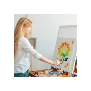 8 plantillas de pintura de mariposas de girasol para_3