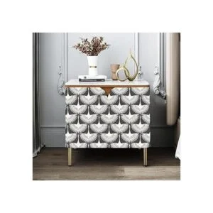 Papel tapiz autoadhesivo para despegar y pegar color gris_3