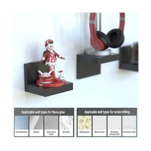 RICHER HOUSE Paquete de 3 estantes flotantes pequeños para_3