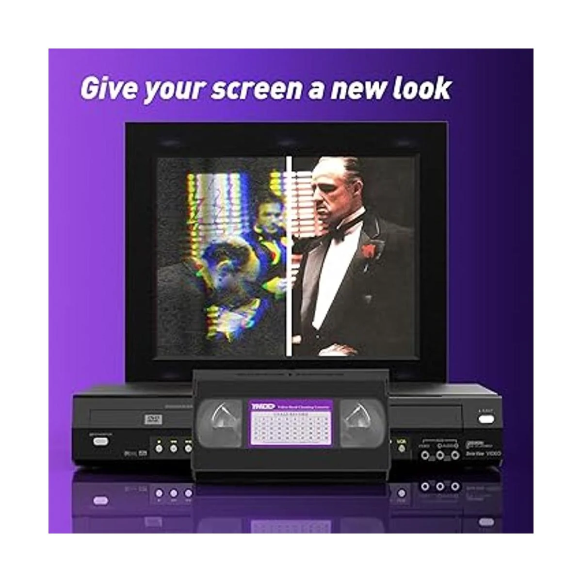 YHDD Cinta limpiadora de cabeza VCR para reproductores_5