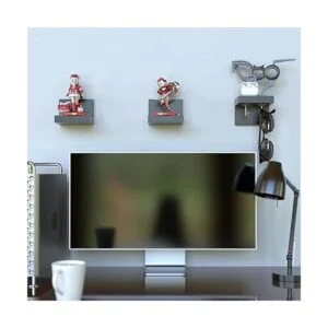 RICHER HOUSE Paquete de 3 estantes flotantes pequeños para_4