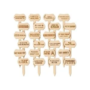 24 marcadores divertidos para plantas de madera etiquetas_1