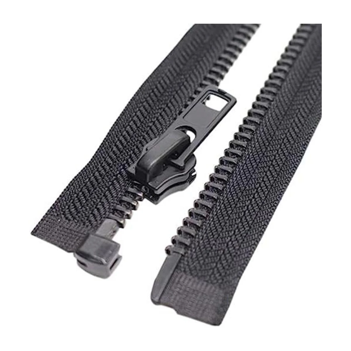 MebuZip 8 Chaqueta separadora de dientes de níquel negro_1