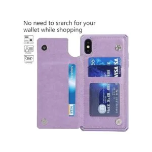 Cavor Funda para iPhone Xs iPhone X funda para tarjetero_3