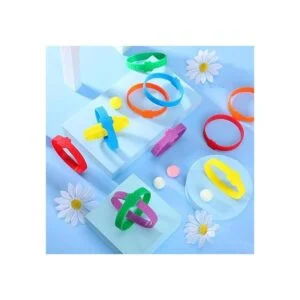 36 pulseras de silicona con estampado de patas pulseras_5