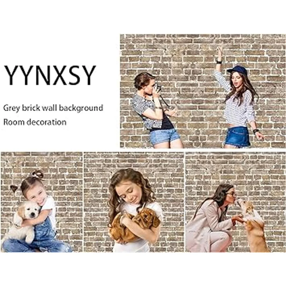 YYNXSY Fondo de pared de ladrillo de 7 x 5 pies color_3