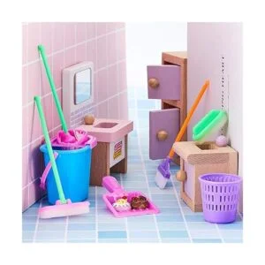 18 piezas de suministros de limpieza para casa de muñecas_3