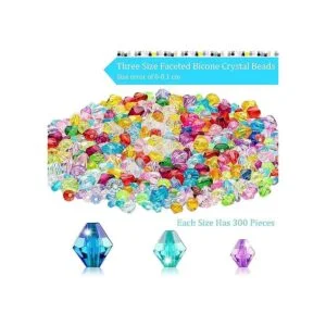 Huquary 900 cuentas de cristal bicono facetado de 3_2
