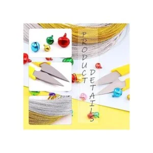 Swpeet Kit surtido de 403 cascabeles de Navidad coloridos_4