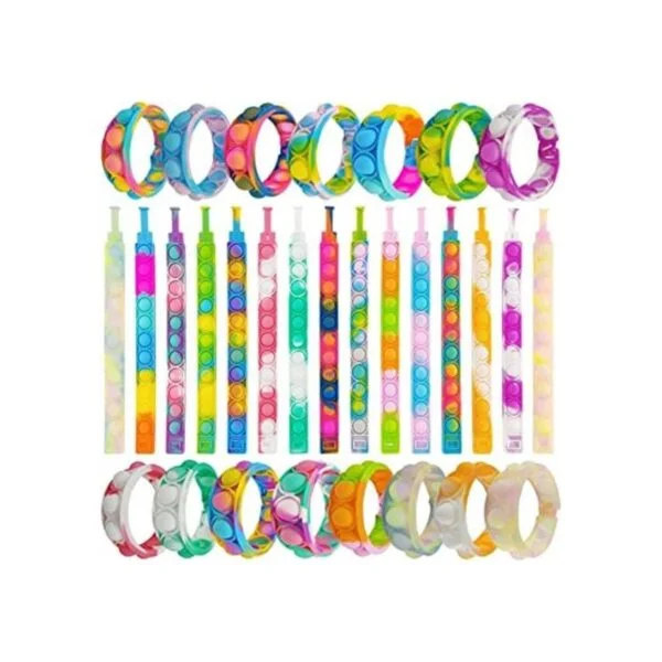 30 piezas de pulseras de burbujas para recuerdos de_1