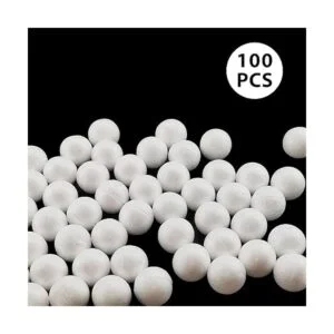 Paquete de 100 bolas de espuma en blanco de 0.8 pulgadas_2