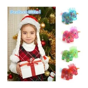 VOMAOK Paquete de 4 bolas de unicornio antiestrés para_4