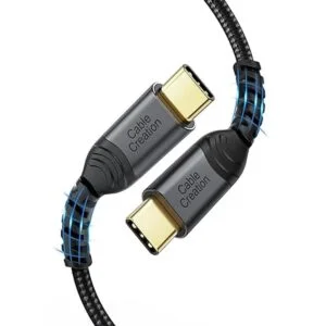 Cable USB C a USB C de carga rápida de 3A paquete de 2_2