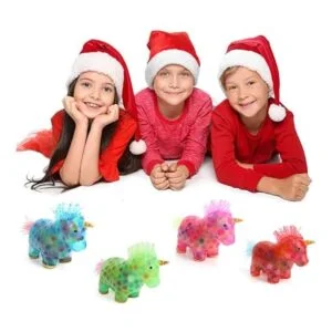 VOMAOK Paquete de 4 bolas de unicornio antiestrés para_3