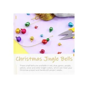 Swpeet Kit surtido de 403 cascabeles de Navidad coloridos_5