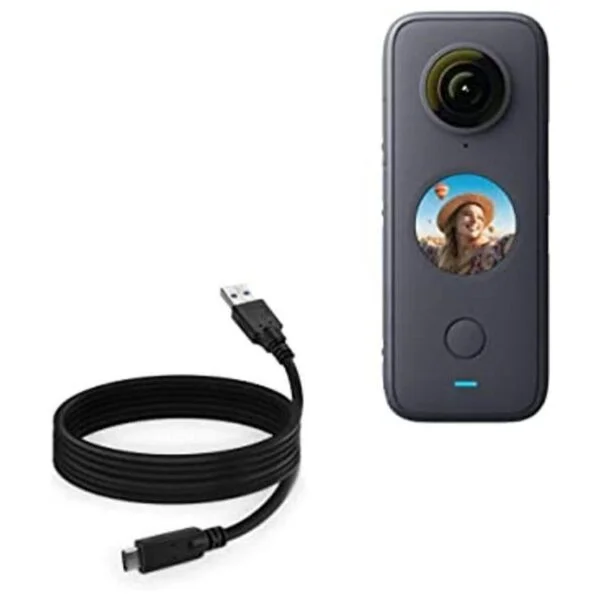 BoxWave Cable compatible con Insta360 ONE X2 cable de_1