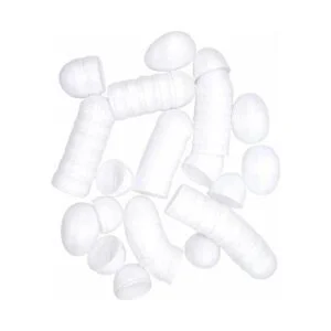 YTYKINOY 30 huevos de Pascua de plástico blanco en blanco_1