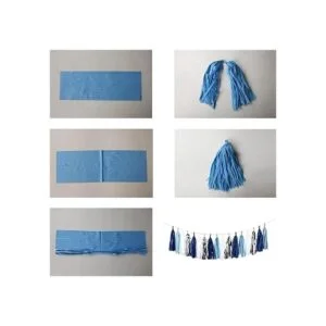 Mefuny Juego de 20 borlas de champán verde con borlas de_5