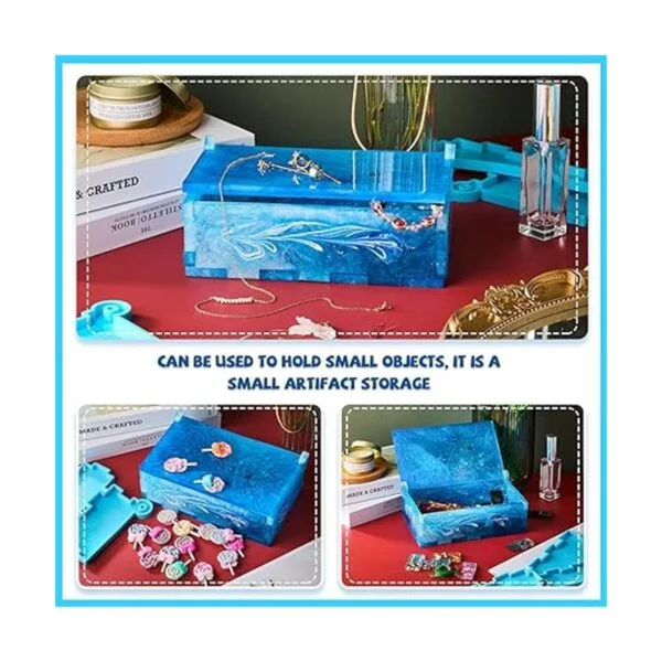 Caja de almacenamiento de dominó de resina molde de_5