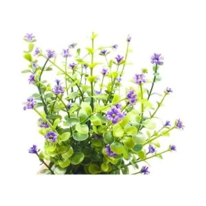 Svenee Mini plantas artificiales en maceta flores de_2